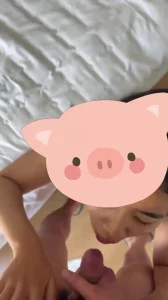 酒店露出，口交射嘴里，取外卖